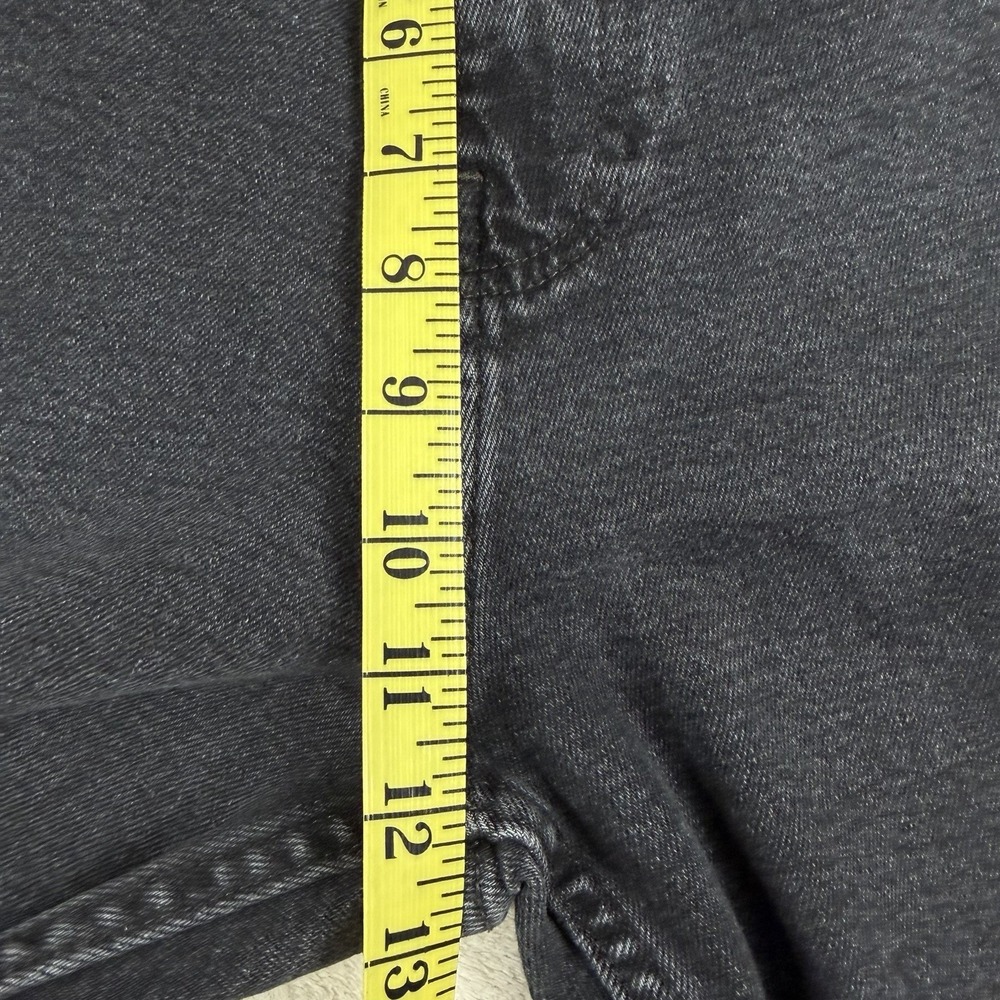 Hollister Men's Baggy Black Washed Denim Jeans Size W30 L32 Y2K - Picture 6 of 9